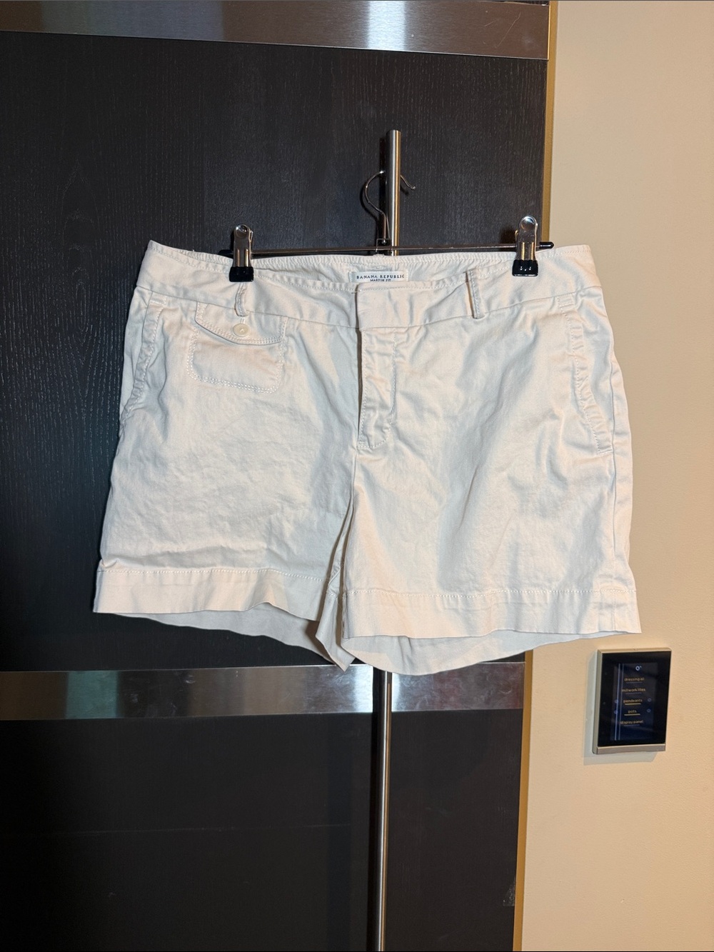 Banana Republic beige Women's Cotton Bermuda Shorts